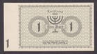  unc  1940 Poland Lodz Ghetto 1 Mark P-po-561b A-351813  012-2 
