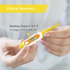 Easy home Digital Oral Thermometer To Measure Body Temperature W  Fever Alarm 