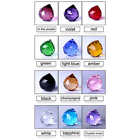 Feng Shui Hanging Crystal Ball Sphere Prism Faceted Chandelier Lamp Part Pendant