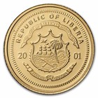 2000-2006 Liberia  25 Gold Historical Personalities Random Year