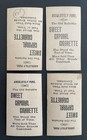 1890 N245 Sweet Caporal Actor   Actress Tobacco Cards - Lot X Four  4  Different