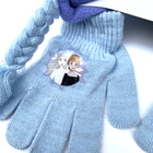 Disney Frozen Winter Hat   Kids Gloves Set Elsa   Anna Beanie  Size 4-7 Year Old