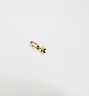 14k Solid Yellow Gold 3mm Teeny Tiny - Very Small Beveled Star Charm Pendant