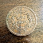 1840 Braided Hair Large Cent Copper Coin Philadelphia Mint