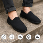 Men s  easy Usa  The Most Comfortable Slip-on Casual Canvas Shoes Black