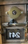 Antique Post Office Box Doors Vintage National 1959   Federal 1967 Combo Lock