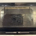 Vintage Gillette Gold Tone Adjustable Razor In Original Case