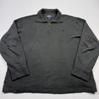 Polo Ralph Lauren Sweater Mens Large Half Zip Pullover Classic Casual Gray