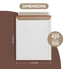 Rigid Mailers 9x12 Inches With 200 Side Strips For Extra Pack Of 100  9x12 