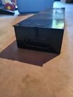 Vintage Mosler Bank Safe Deposit Box Black Metal 21x5x3 Banking Vault Security