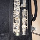 Yamaha Concert Flute Closed Hole Silver Plated Metal Body W  Case
