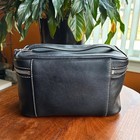 Coach Embossed Leather Train Case Vintage Black G05s-5067     