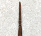 19c Antique Hand Carved Iron Spear End Original Old Collectible 5 4  Long Sp170