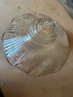 Vintage Clear Glass Deco Ceiling Light Shade Elegant