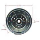 Flat Idler Pulley For 2008   2009 Toro Z Master Z400 - 74448 With 48  Deck Mower