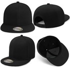 Unisex Hip Hop Adjustable Snapback Hat Flat Brim Visor Baseball Cap Plain Hats