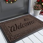 Welcome Door Mat Indoor Outdoor Non Slip Front Carpet For Home Entrance Floor