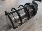 Vintage Industrial Explosion Proof Light Cage Fixture Untested 11  Long 4  Dia 