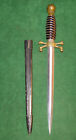 Masonic Front Facing Skull   Crossbones 15 1 2  Dagger - Pic Made In Germany