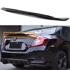 Spoiler Vivid Black For 2016-2021 Honda Civic Sedan Highkick Duckbill Trunk Wing