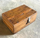 Vintage Wooden Chest Box Original Old Fine Hand Crafted