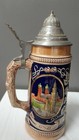 Vintage Lidded German Beer Stein Made In Germany