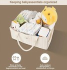 Baby Diaper Caddy Basket     Baby Shower Caddy Organizer For Newborn   