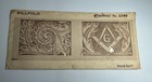 Vtg Craftaid Leather Template No  2340 Masons Billfold Stencil Perfect Unused