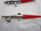 Paasche Vl   H Airbrush Lot Of 5 W 2 Hoses   Cups Used Untested
