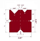 Bornova Usa Segmented 96  Press Brake Die 2 36  Sq   V   25   36   50   63   87