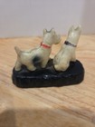 Vintage Plastic Scottie Dogs Terriers Plastic Figurines Made In Japan