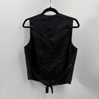 Wah Maker Vintage Collection Floral Tapestry Vest Women Large Western Velvet Usa
