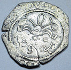 1400 s-1500 s Ferdinand Isabella Spanish Silver 1 2 Reales Antique Columbus Coin
