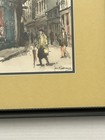 Vintage Framed Print Jan Korthals  rue Geoffroy L anguin  Paris 