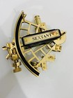Antique Nautical Stanley London Solid Brass Working Sextant Navigational Gift
