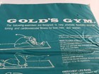 Vtg Rare Golds Gym  Fitness Mat With Exercise Programs For Men   Women Foldable
