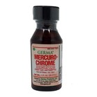 Germa Mercurochrome Antiseptic 1oz Prevent Infection In Cuts  Scrapes And Burns 