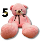 Giant 5ft Pink Teddy Bear     Soft Plush Toy     Cute Stuffed Animal Gift
