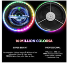 Led Light Up Flying Disc 175g Glow In Dark Frisbee Toy Game Super Bright Outdoor