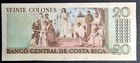 Costa Rica 20 Colones Uncirculated P238c 1 1978 Series C