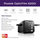 Film Scanner Plustek Opticfilm 8200i Se 35mm 7200 Dpi 48 Bit Slide Bundle