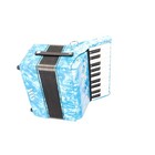 22 Key 8 Bass Accordion Musical Instrument Toy Sky Blue