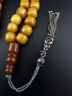 Rare German Antique Bakelite Islamic Tesbih Prayer Beads                                             