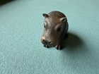 Schleich Sitting Hippo Calf Figure Retired 2012 Baby Wildlife Hippopotamus 14682