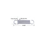 Expansion Springs Extension Tension Spring Wire Diameter 0 3-0 5mm Od 3mm-8mm