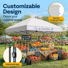 10x10ft Pop Up Canopy Tent One Push Portable Outdoor Shelter Heavy Duty Tent