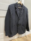 Men s Gray Two-button Notch Lapel Single-breasted Blazer Jacket Regular