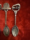 5 Gish Vintage Silver-toned Collectible State Spoons