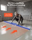 Vevor Concrete Screed 96 In Length Manual Screed Board Aluminum Alloy Blue