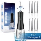 Oral B Cordless Water Flosser Dental Oral Irrigator Teeth Cleaner 5 Jet Tips
